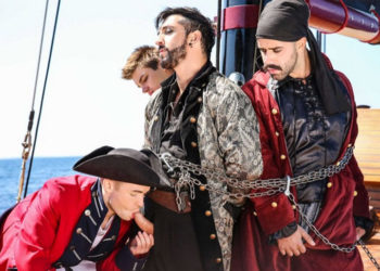 Gabriel Cross, Jimmy Durano, Johnny Rapid and Teddy Torres in “Pirates” part three
