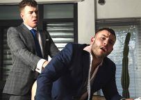 Diego Reyes takes JJ Knight’s big cock in “Office Schematics” from Men At Play