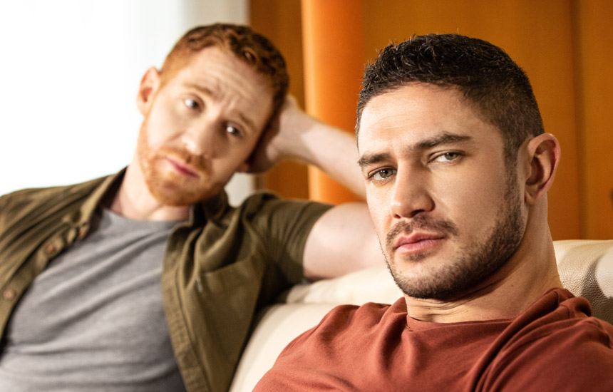 Men.com: Dato Foland and Leander fuck each other raw in "Off The Grid" part one