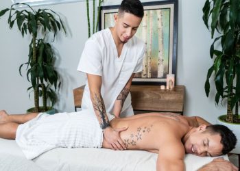 MEN: Masseur Vincent O’Reilly gets fucked by Nic Sahara in “Memories of a Massage”