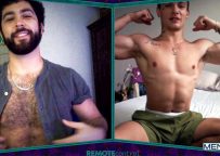 MEN: Remy Duran and Luis Rubi video chat and jerk off in “Remote Control” (scene 2)