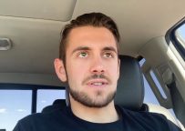 Next Door Studios: Dante Colle rubs out a load while driving his car