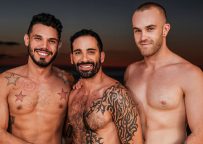 Braulio Doran, Edji Da Silva and Jackson Radiz fuck in “Top Tier Sodomy” (scene 2)