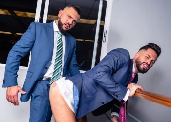 Men At Play: Vicious Men and Andrea Suarez flip-fuck in “Month End Accounting”