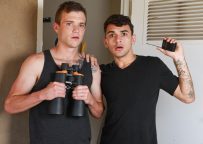 Next Door Studios: Daniel Greene and Scott Finn fuck each other in “Tornado!”