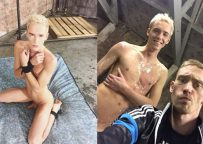 Dutch porn star Kris Blent shoots for Boynapped and Blake Mason