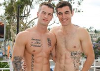 Sexy young hunks Quentin Gainz and Johnny flip-fuck for Active Duty
