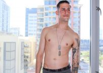 Hot recruit James Devlin gets naked and jerks off for Active Duty