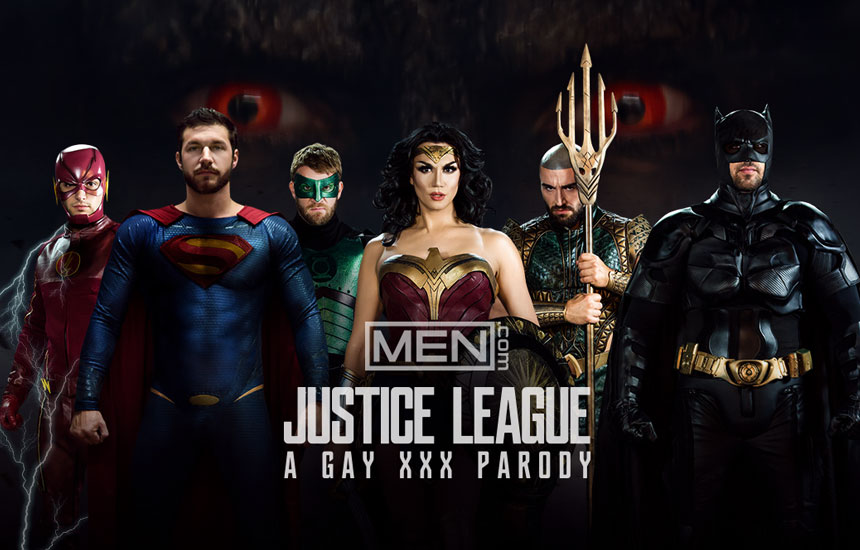 Justice League gay porn parody