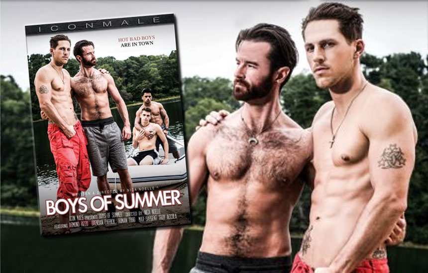 Icon Male releases first scene from their new "Boys of Summer" movie