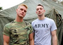 Active Duty: Johnny B services Blake Effortley and takes his raw cock
