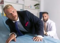 Men At Play: Nick North fucks Malek Tobias in “Check-in With Dr. North”