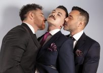 Men At Play: Austin Sugar gets fucked by Manuel Skye and Jonas Jackson in “Suited Hustler”